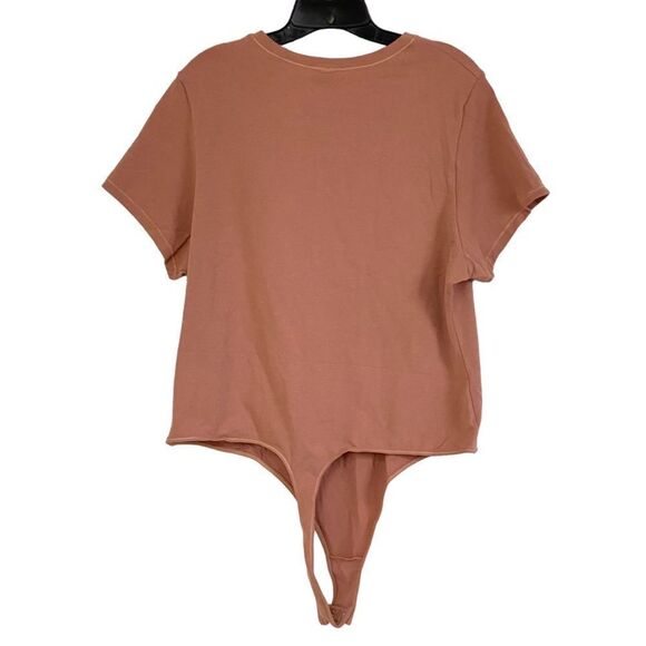 SKIMS Sedona Cotton Jersey T-Shirt Thong Bodysuit Sz 4X NWT - Picture 4 of 11